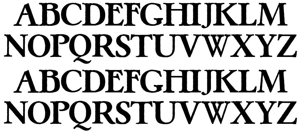 Pretzel font specimens