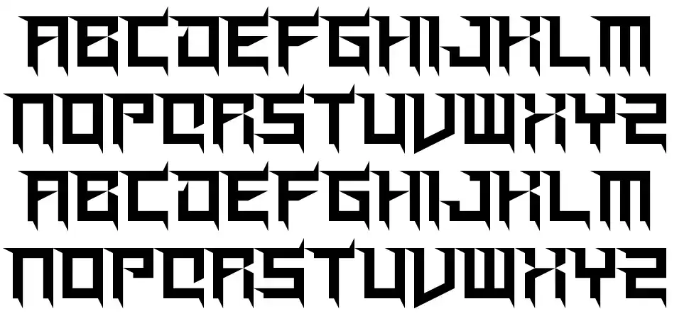 Prick Habitfont specimens