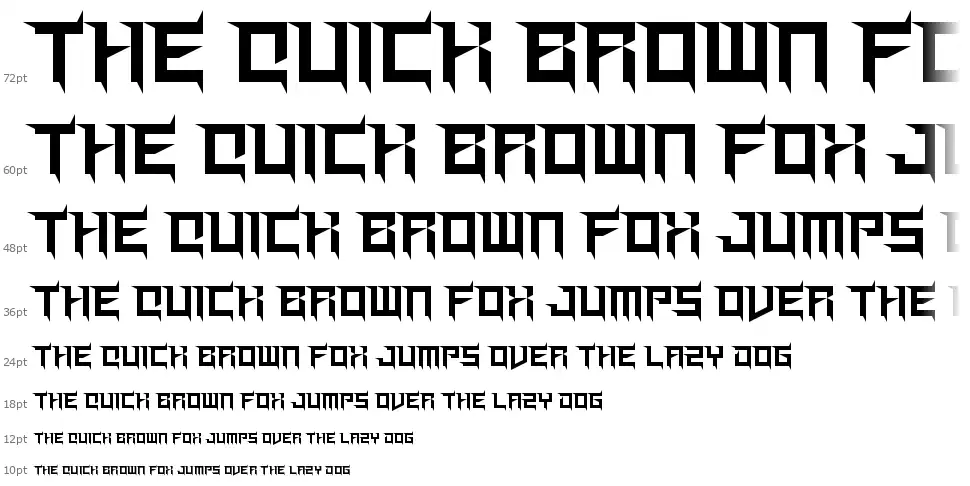 Prick Habitfont waterfall