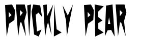 Prickly Pear písmo