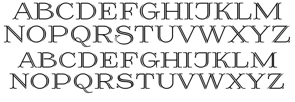 Prida 36 font specimens