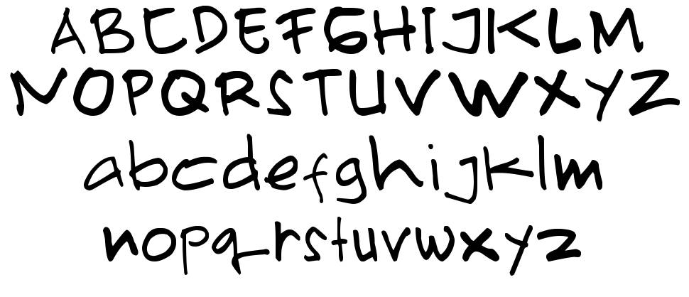 Primahandwrite font Örnekler