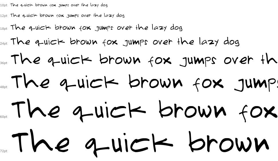 Primahandwrite font Şelale