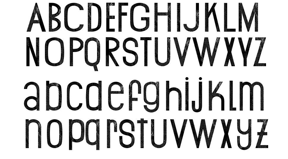 Print Ogresse font Örnekler