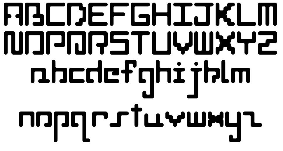 Printable font Örnekler