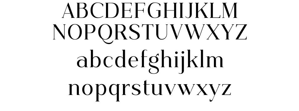 Priyati font specimens