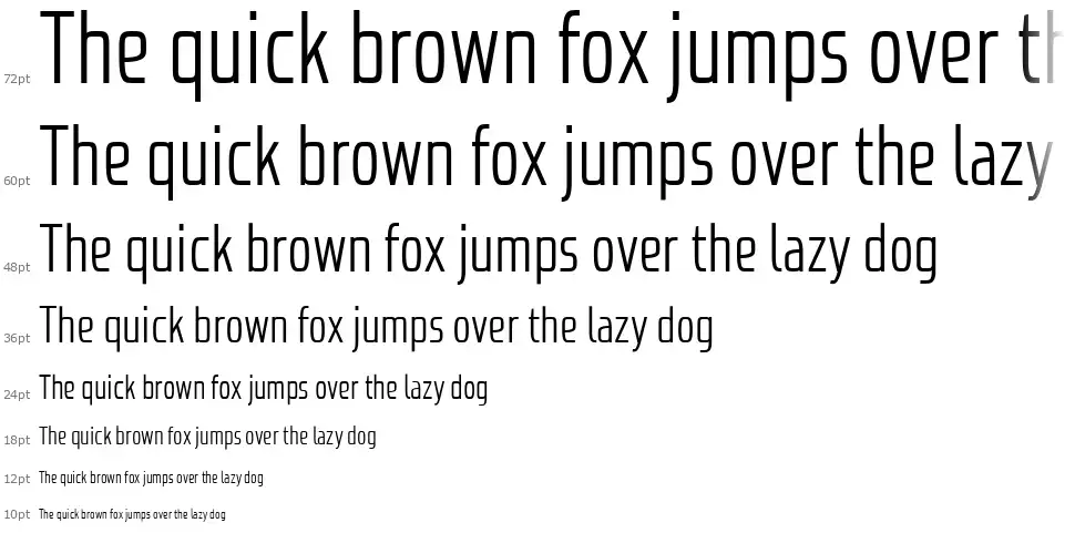 Probetafont waterfall