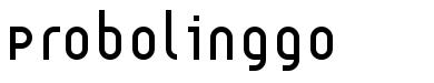 Probolinggo шрифт