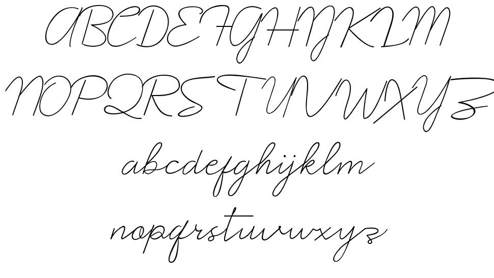Prochok font specimens