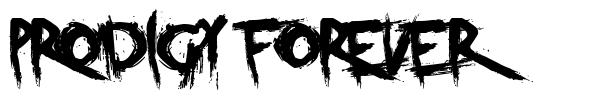 Prodigy Forever font
