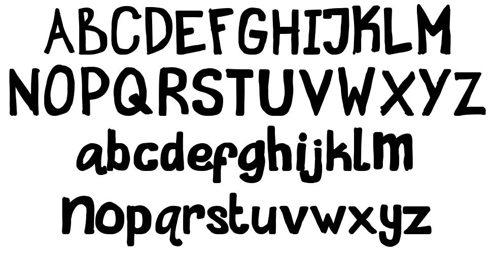 Proffalice Handwrite font specimens