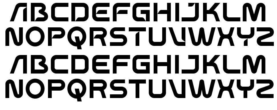 Project 9 font specimens