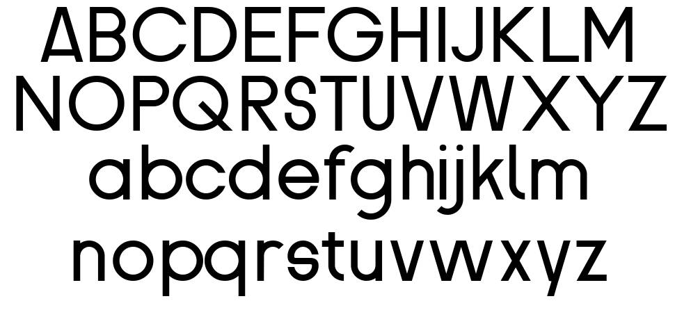 Proletarsk font specimens