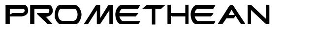 Promethean шрифт