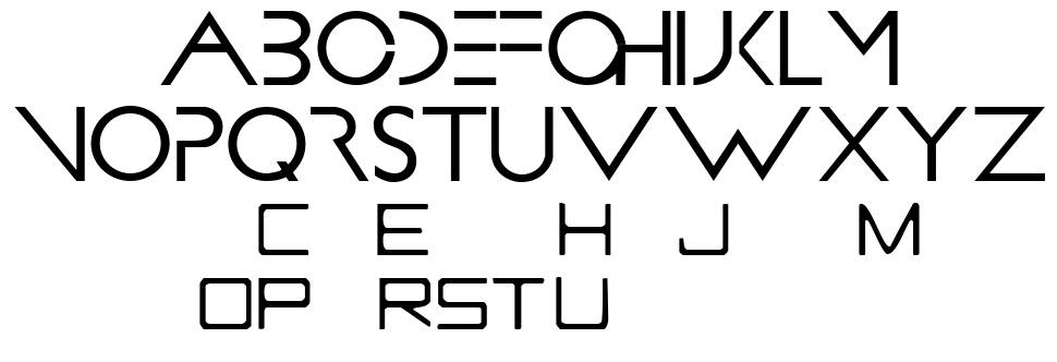 Prometheus font specimens