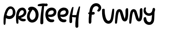 Proteeh Funny font