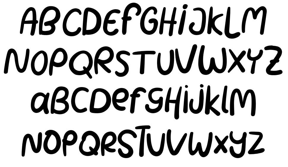 Proteeh Funny font specimens