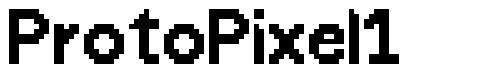 ProtoPixel1 font