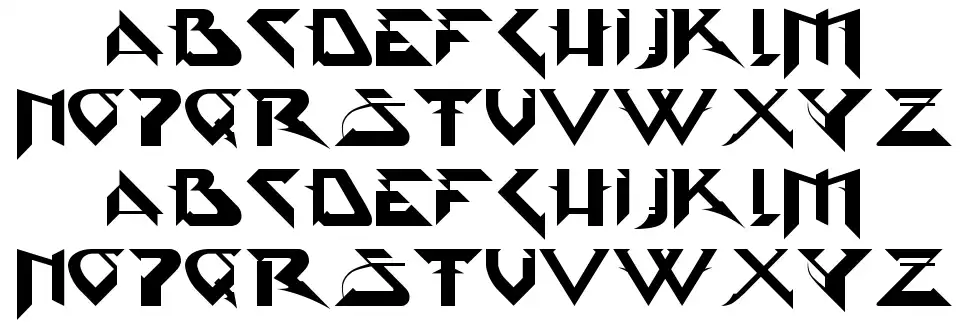 PsyTypefont specimens