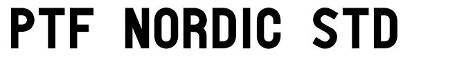 PTF Nordic Std font