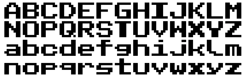 Public Pixel font Örnekler