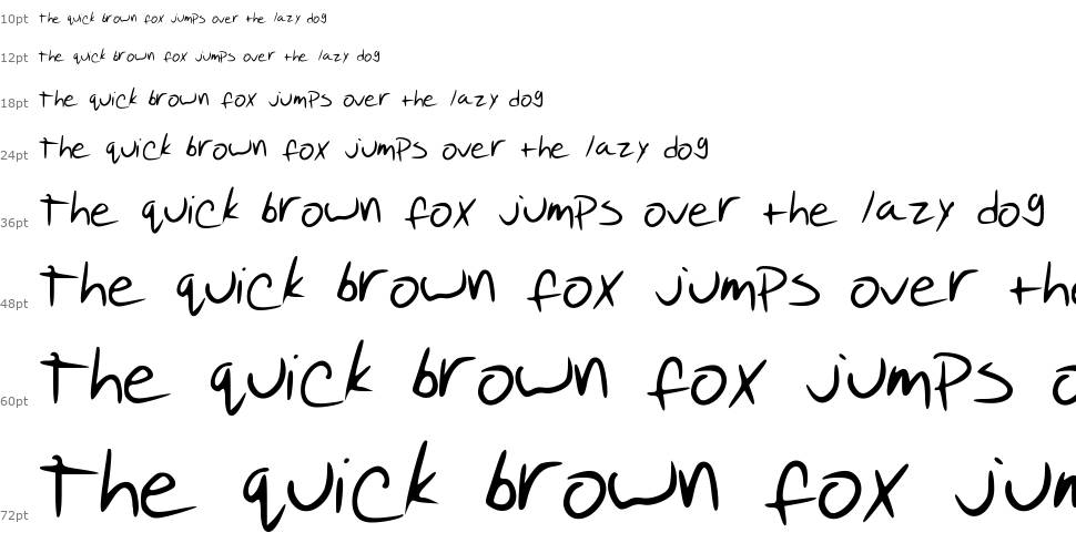 Pudding Script шрифт Водопад