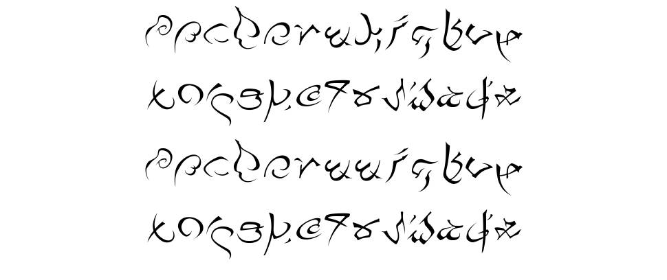Pulsian フォント 標本