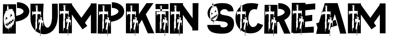 Pumpkin Scream font