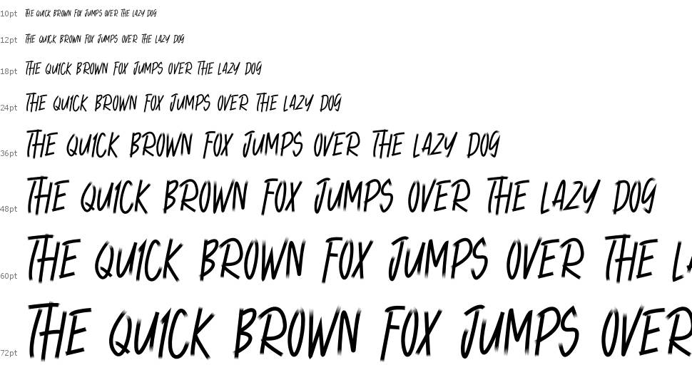 Punch Line font Waterfall