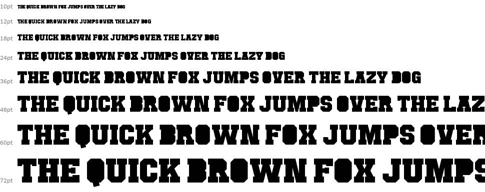Punchline Filled font Waterfall