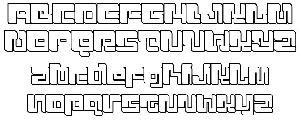 Punk Cyber font specimens