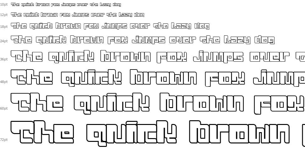 Punk Cyber font Şelale