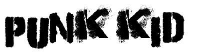 Punk Kid 字形