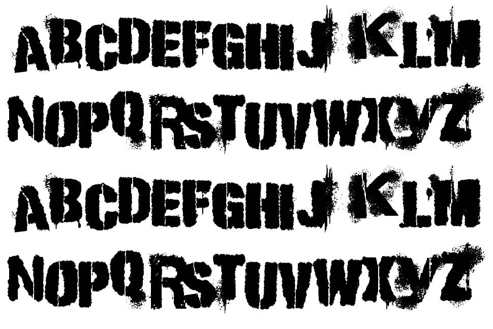 Punk Kid font Örnekler