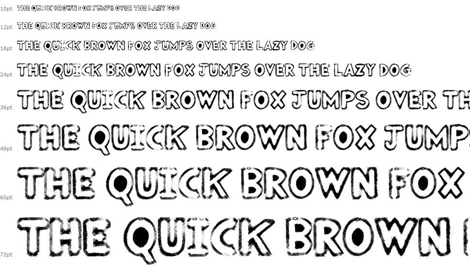Punked Out font Waterfall