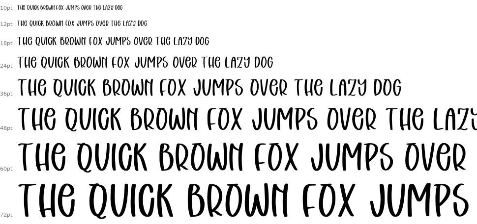 Puppy Baby font Waterfall