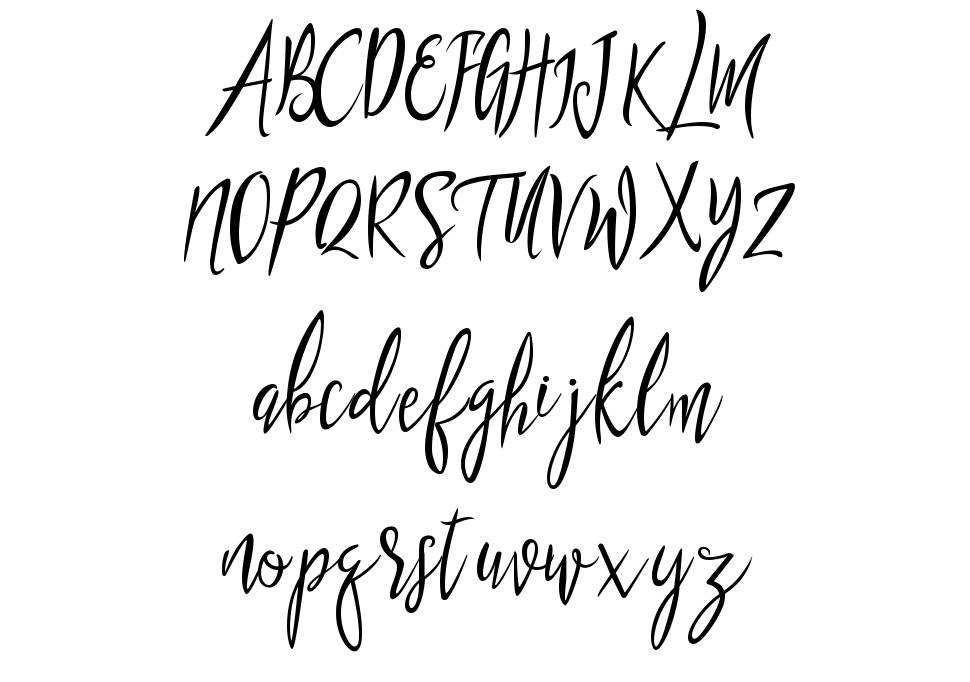 Puralova font Örnekler