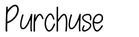 Purchuse шрифт