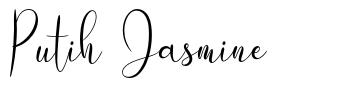 Putih Jasmine font