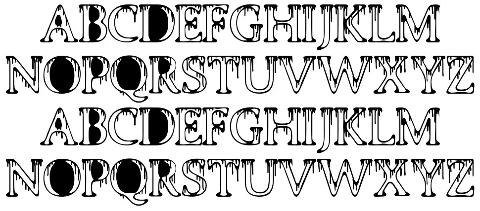 Puttana Antiquefont specimens