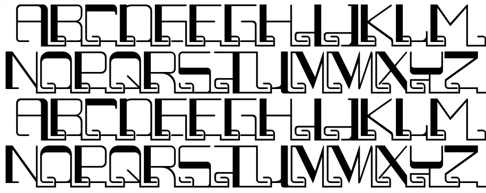 Puzzelle Tr schriftart vorschau