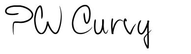 PW Curvy шрифт