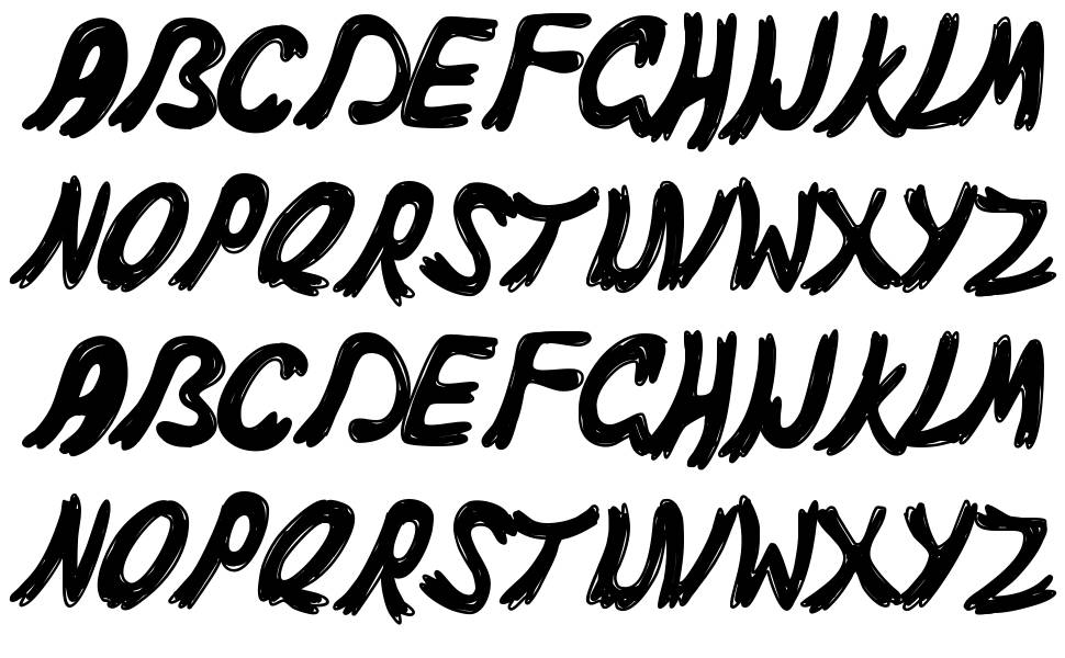 PW Ghost font specimens