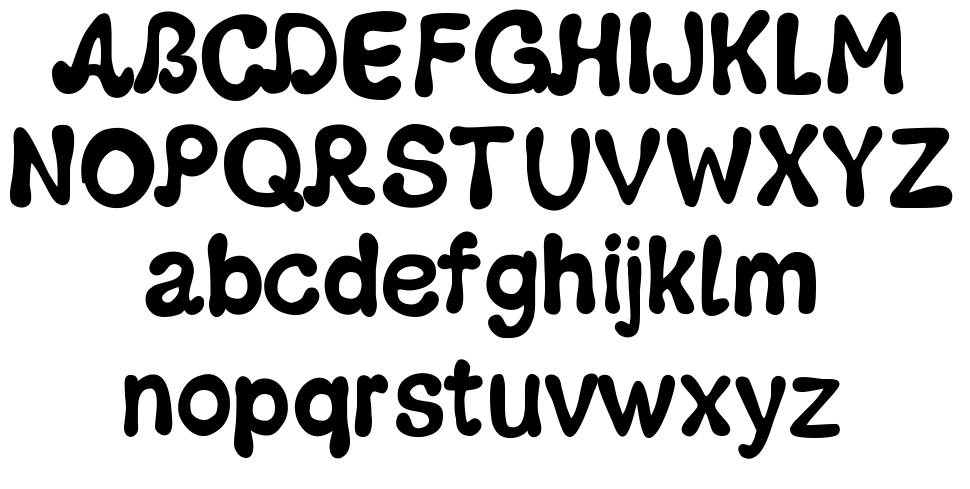 PW Groovy font Örnekler