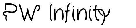 PW Infinity шрифт