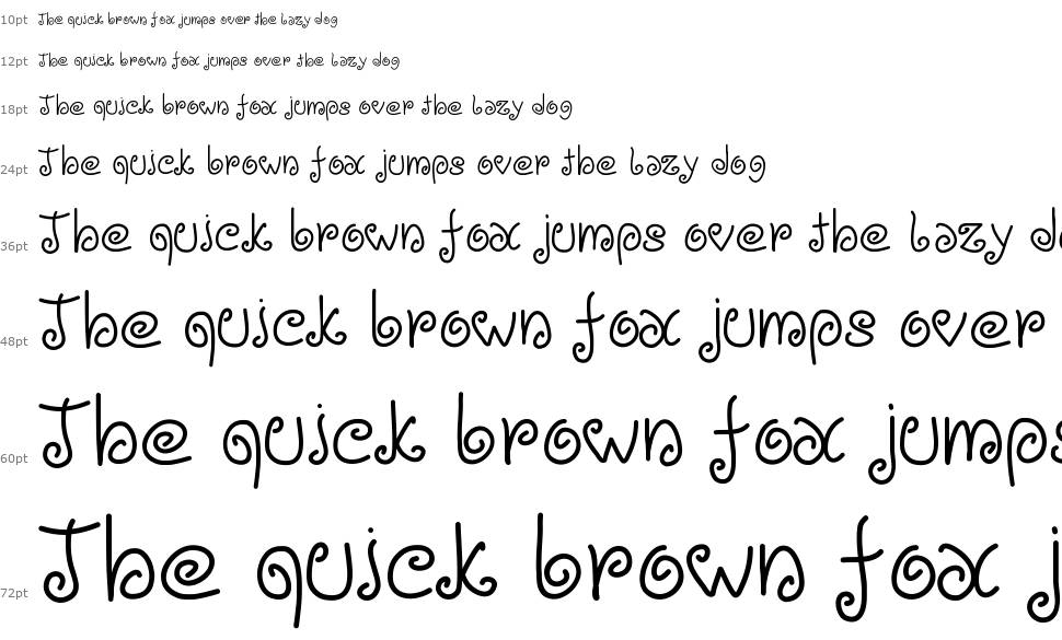 PW Loops font Waterfall