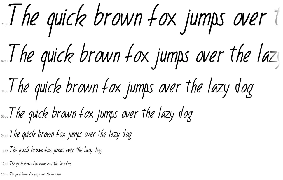 PW Narrowfont waterfall