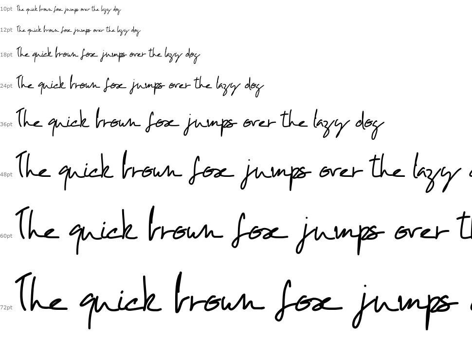 PW Oblique font Waterfall