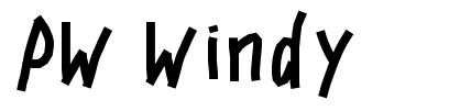 PW Windy font