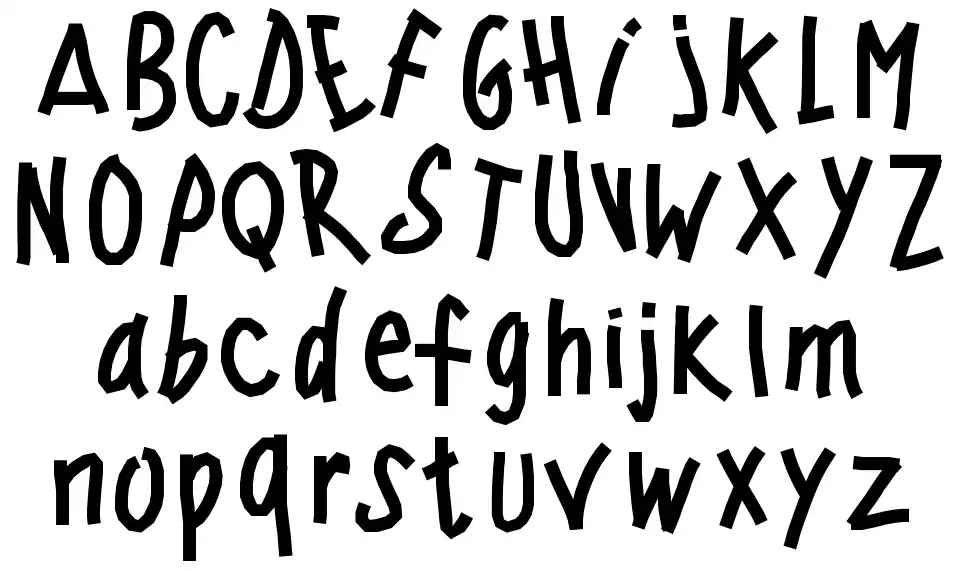 PW Windyfont specimens